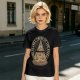 Olive T-Shirt With The Secret Order Of The Pizza All-Seeing Eye Print