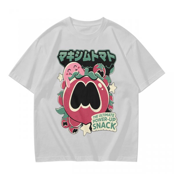 Kirby Maxim Tomato Power-Up Snack Graphic T-Shirt