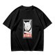 Olive T-shirt with Disobey Cat Grooming Graphic Print