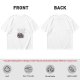 Olive Green Crewneck T-Shirt With Small Graphic Print
