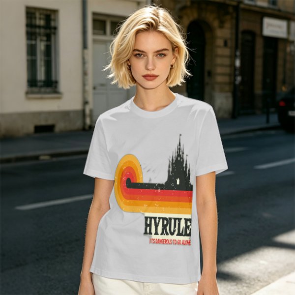Hyrule Retro Castle Graphic T-Shirt For Fans