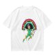 Olive Graphic T-Shirt With 'I Can't Adult Today' Rainbow Design