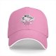 Black baseball cap with muscular Hello Kitty graphic and I Took The Stairs text