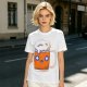 Olive T-Shirt With Cute Kawaii Beer Mug Graphic