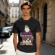 Olive T-Shirt With Ghost Ramen Shop Graphic