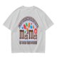 Meh and Meh novelty graphic t-shirt with indifference themed print