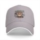 Black baseball cap with cute but psycho cat graphic