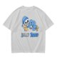 Olive T-Shirt with Sleeping Skeleton in Pajamas 'Dead Tired' Print