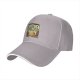 Black Baseball Cap With Coffee And Mountain Sunrise Graphic