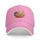Black Baseball Cap With Cute Ramen Bowl Graphic Design