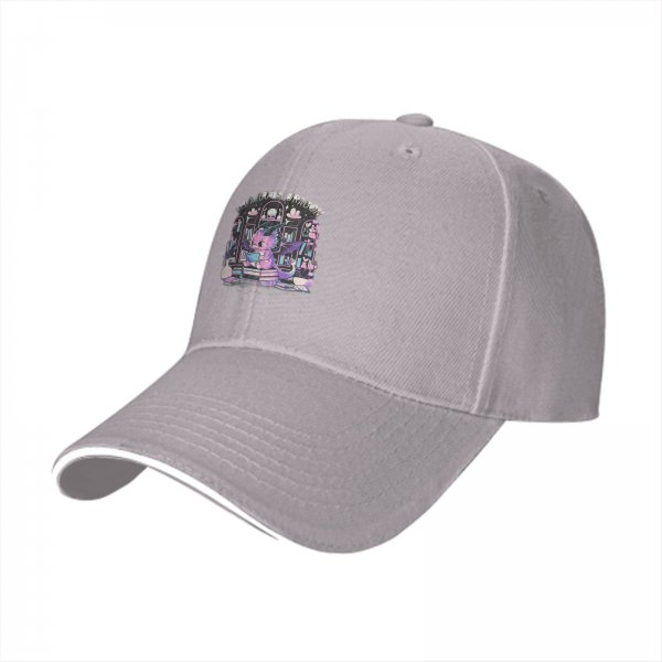 I'm a Book Dragon Baseball Cap with Cute Dragon Reading Art