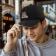 Black Baseball Cap With Grumpy Bear Holding Coffee Mug And Nope Text