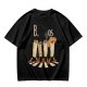 Olive T-Shirt With Walking Burritos Abbey Road Style Graphic