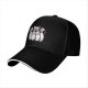 Black Baseball Cap With Scared Bowling Pins Graphic