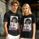 Olive green graphic t-shirt with Powerpuff-style character and 'I Want To Break Free' text