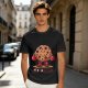 Olive T-Shirt With Angry Boxing Chocolate Chip Cookie Graphic