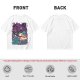 Olive T-Shirt With Anime Swordsman Graphic Print