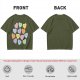 Olive T-shirt with Princess Bride themed conversation heart candies