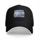 Black Baseball Cap with Blue Shell Brewing Co Mushroom White IPA Print