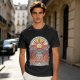Olive T-Shirt With Stained Glass Style Praise The Sun Knight Print