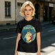 Olive T-shirt with Totoro Neighbor Graphic Print