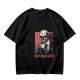 Olive T-shirt with Skeleton Drinking Coffee Must Drink Coffee Print