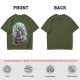 Olive T-Shirt With Magical Creature Group Art Print