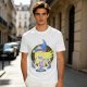 Olive T-Shirt with Dark Magician Girl Anime Graphic Print
