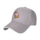 Black Baseball Cap with Santa Jingles Christmas Graphic