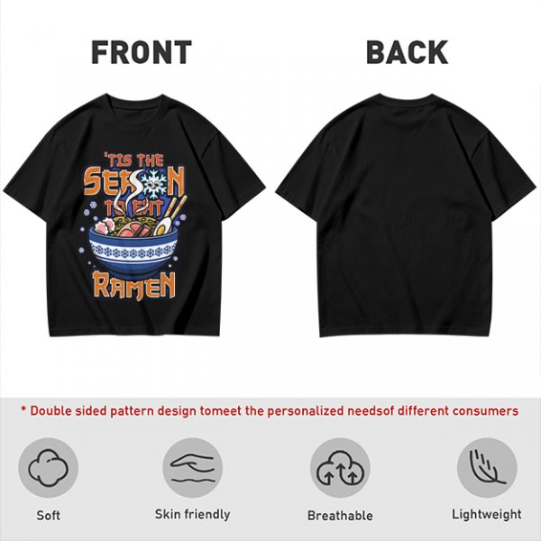 Tis The Season To Eat Ramen Graphic T-Shirt