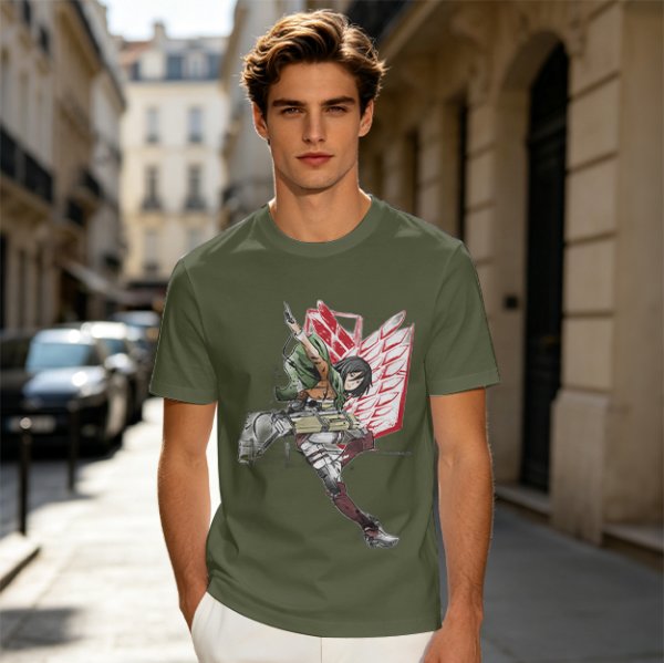 Attack on Titan Mikasa Ackerman Scout Regiment Graphic T-Shirt