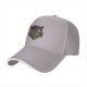 Black baseball cap with Swordsman skull crest graphic