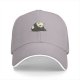 Black Baseball Cap With Cute Sitting Panda Graphic