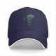 Black Baseball Cap With Alien Holding Drink Graphic