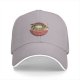 Black baseball cap with frog in ramen bowl graphic