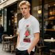 Olive T-Shirt with 'Not Today I'm Berry Tired' Strawberry Print