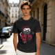 Olive Green T-Shirt With Bearded Ladybug Print