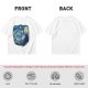 Olive T-Shirt with Starry Night Art Print
