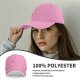 Black Baseball Cap With Small Embroidered Sun Design