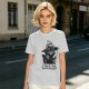 Olive T-Shirt with Black Cat Wizard 'Master of the Dork Arts' Print