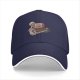 Black baseball cap with skeleton gaming 'Game Over' graphic
