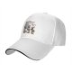 Black Baseball Cap With Cat Loaf Breeds Graphic Print