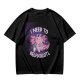 Olive t-shirt with axolotl 'I need to relaxolotl' graphic