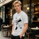 Olive T-Shirt with Paper Airplane Star Wars Inspired Print