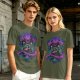Dungeon Dragon and Warrior Graphic T-Shirt for Fantasy Game Fans