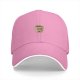 Black Baseball Cap With Coffee Cup Graphic Design