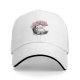 Black baseball cap with Totoro under cherry blossom tree print