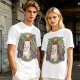 King Moogle Graphic Olive Green T-Shirt