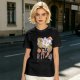 Olive Green T-Shirt With Surreal Mushroom And Vegetable Graphic Print