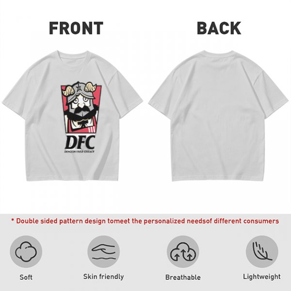 Olive T-Shirt with DFC Viking Graphic Print